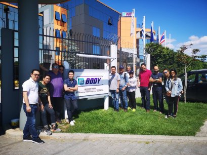 ลูกค้าเยี่ยมชมโรงงานHB BODY (GREECE)  วันที่ 7-13 ก.ค 2561